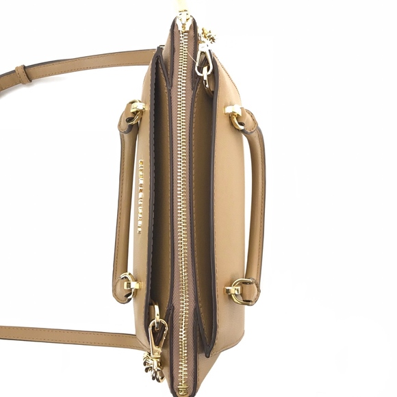 MICHAEL KORS Ellis SM Convertible Leather Satchel